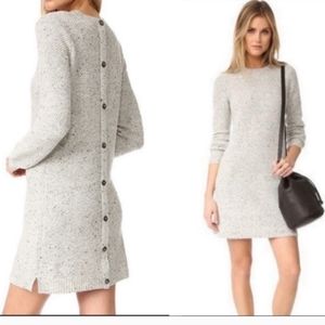 Madewell button back sweater dress